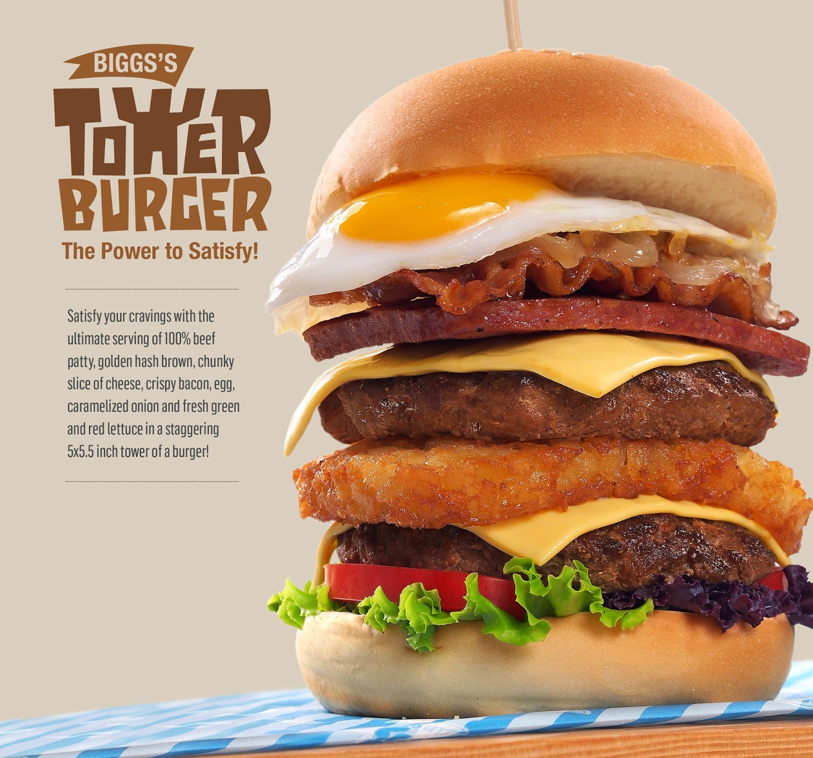 Bigg's Tower Burger