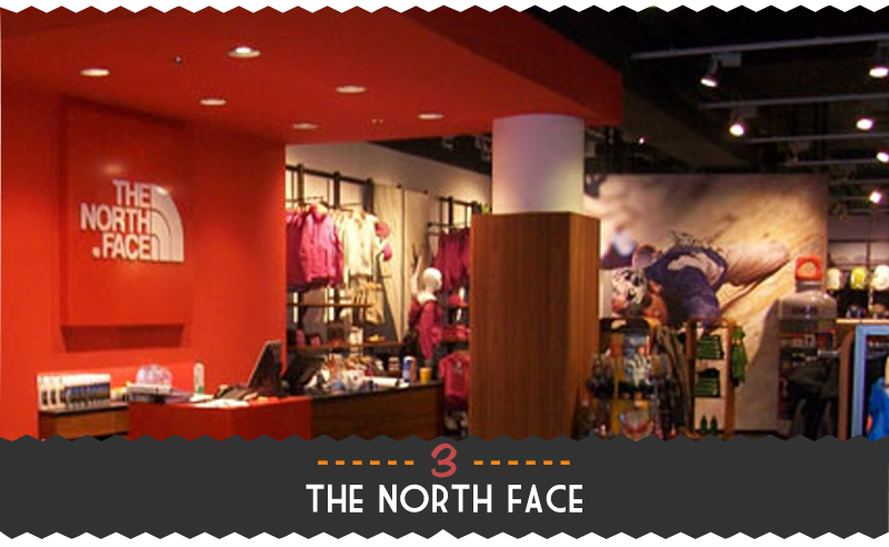 3. The North Face 3. The North Face