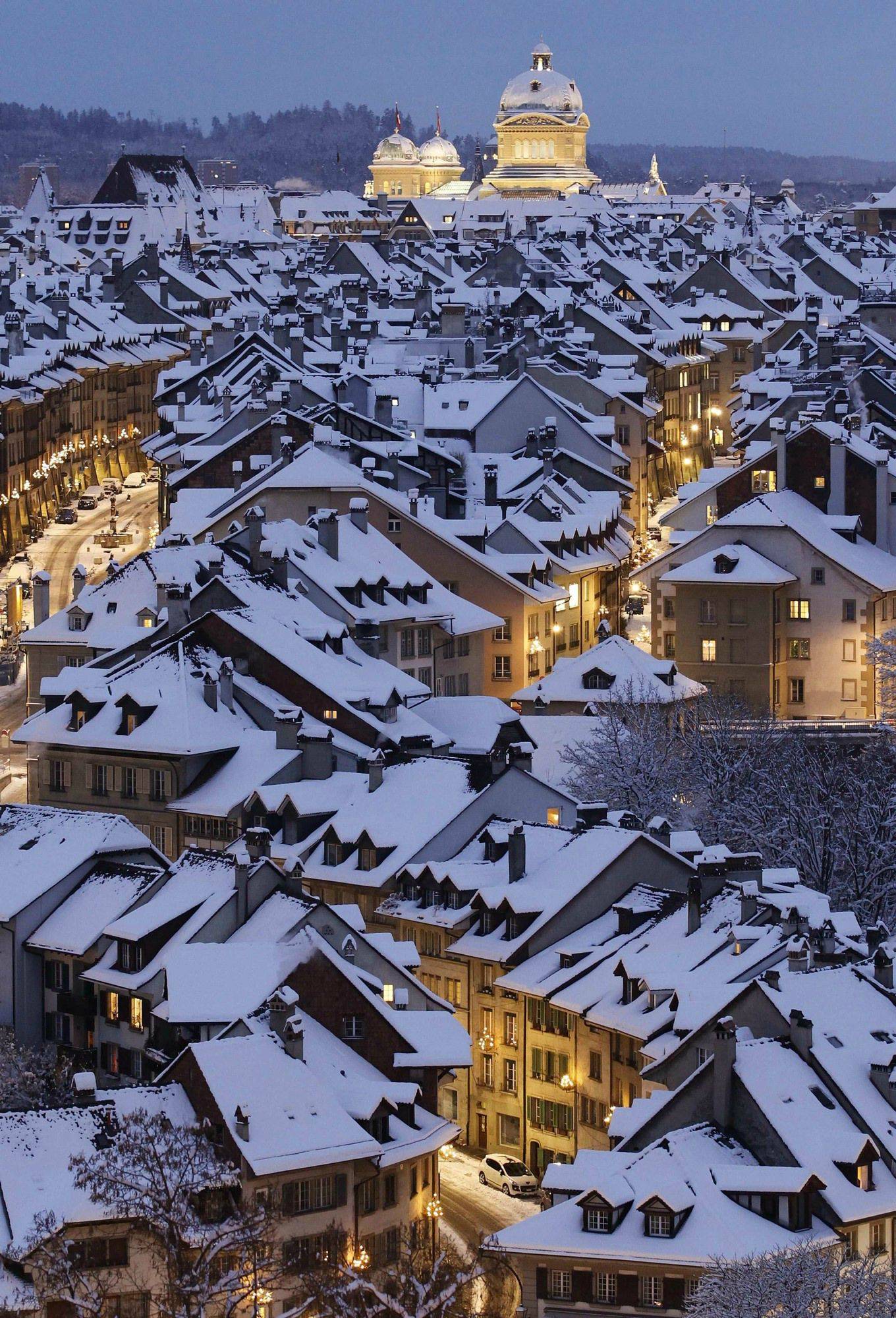 Awesome-Image-of-Winter-in-Bern-Switzerland