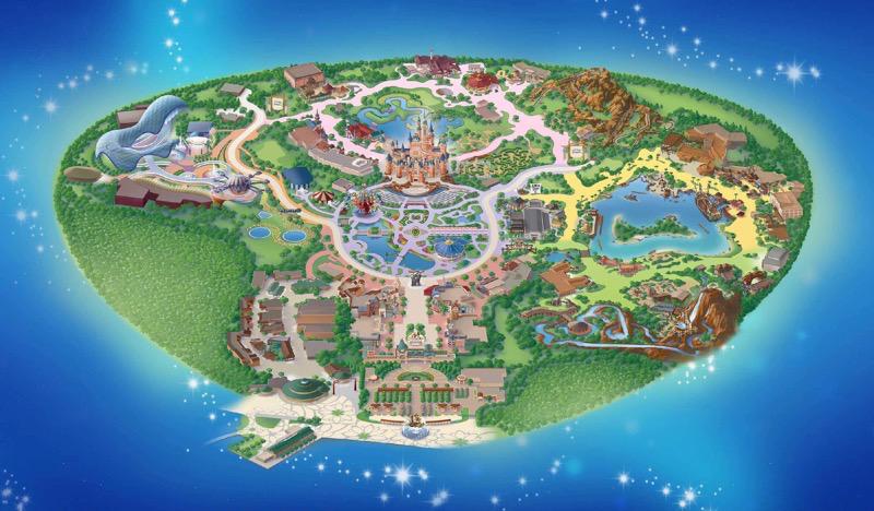 Shanghai Disneyland Map