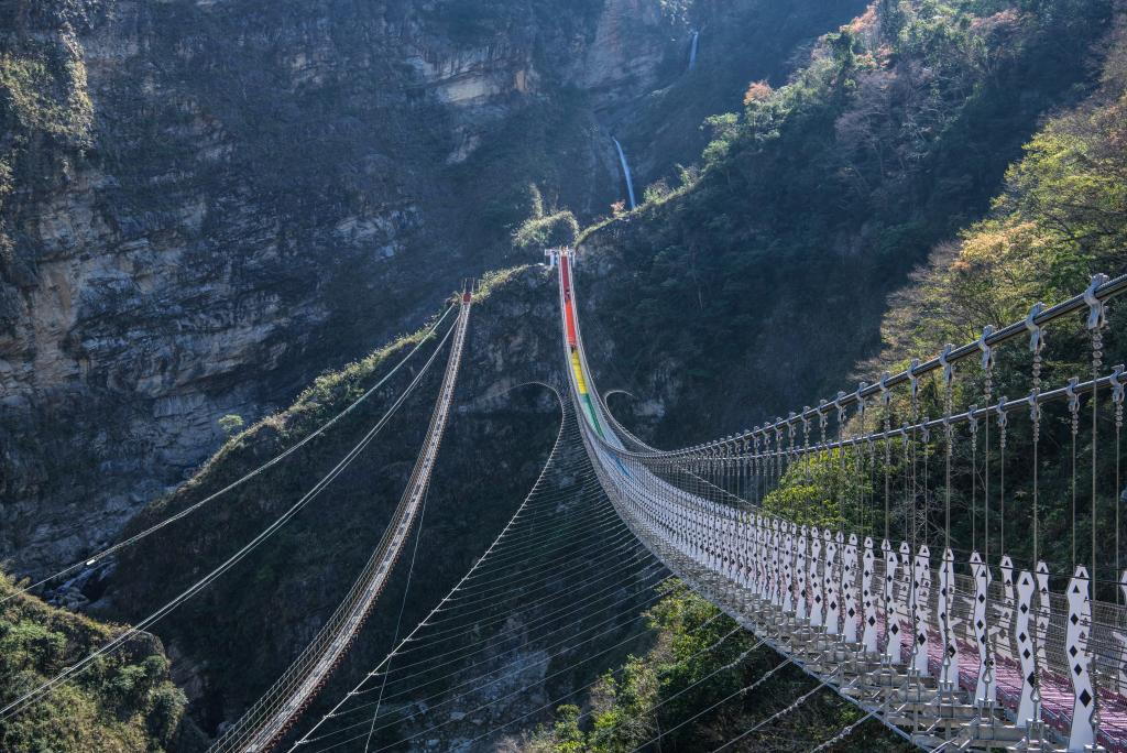 Shuanglong Suspension Bridge Taiwan