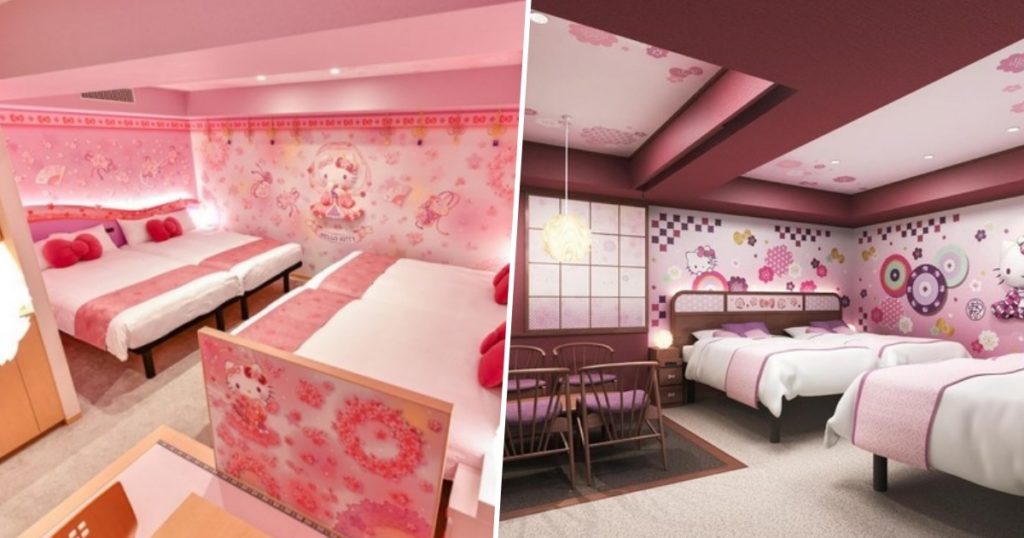 These Hello Kitty Themed Hotel Rooms In Japan Are An Adorable Pink Paradise