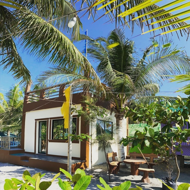 Promised Land Beach Resort villa accommodation with trees